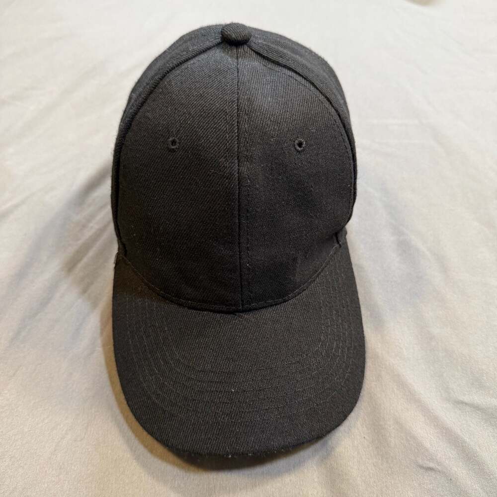Unbranded Plain Black Adjustable Baseball Hat Cap